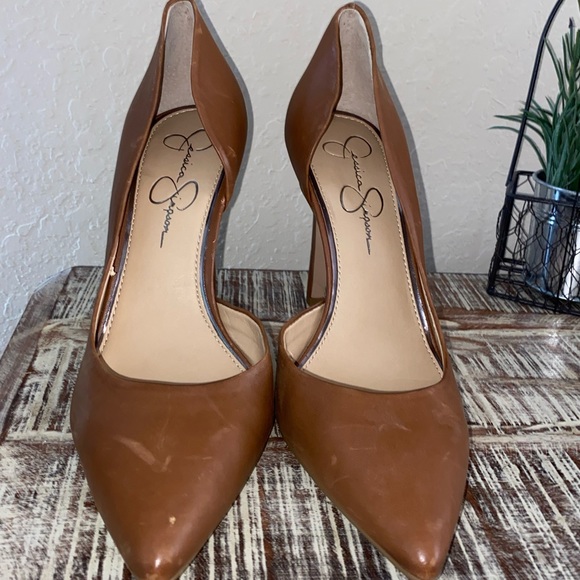 Brown Jessica Simpson Heels - Picture 2 of 4